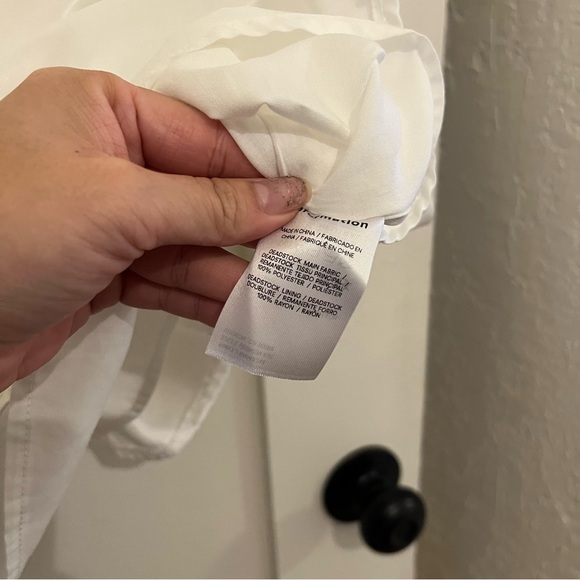 Reformation "Zenni" Mini Dress in White Satin - Size 4 - Picture 8 of 9